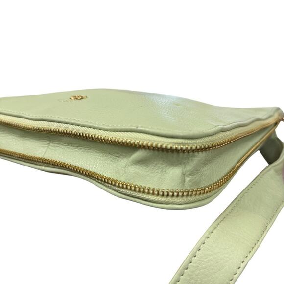 Radley London Light Green Crossbody Leather Bag Purse Shoulder Messenger - Picture 11 of 16